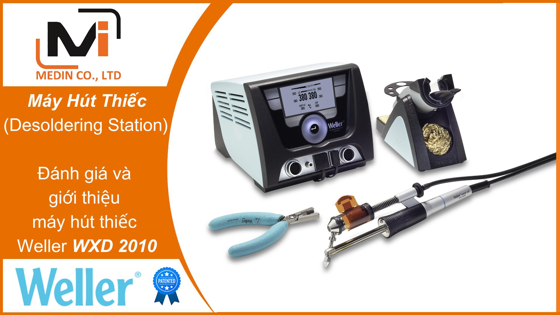 Máy Hút Thiếc (Desoldering Station) là gì? Đánh giá và giới thiệu máy hút thiếc Weller WXD 2010
