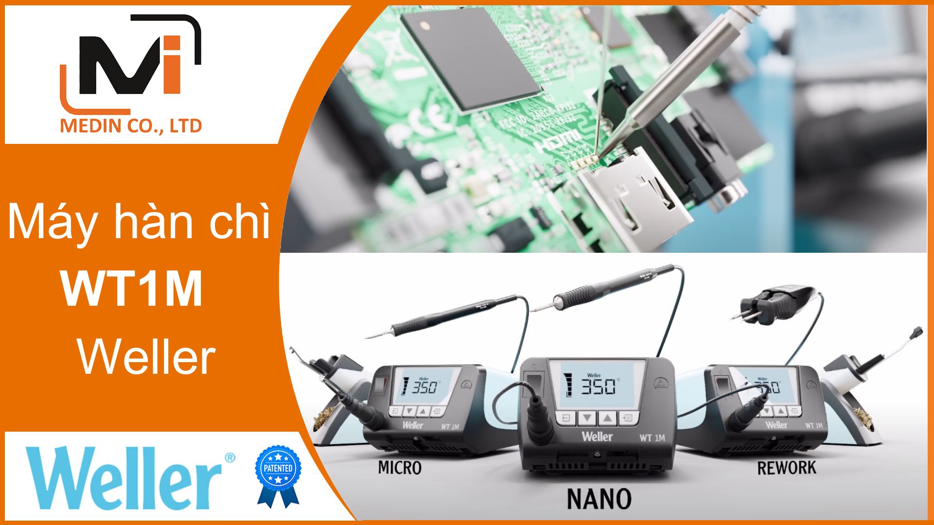 Máy hàn chì WT1M Giải pháp hoàn hảo hàn gắn từ linh kiện siêu nhỏ tới ứng dụng lớn hơn