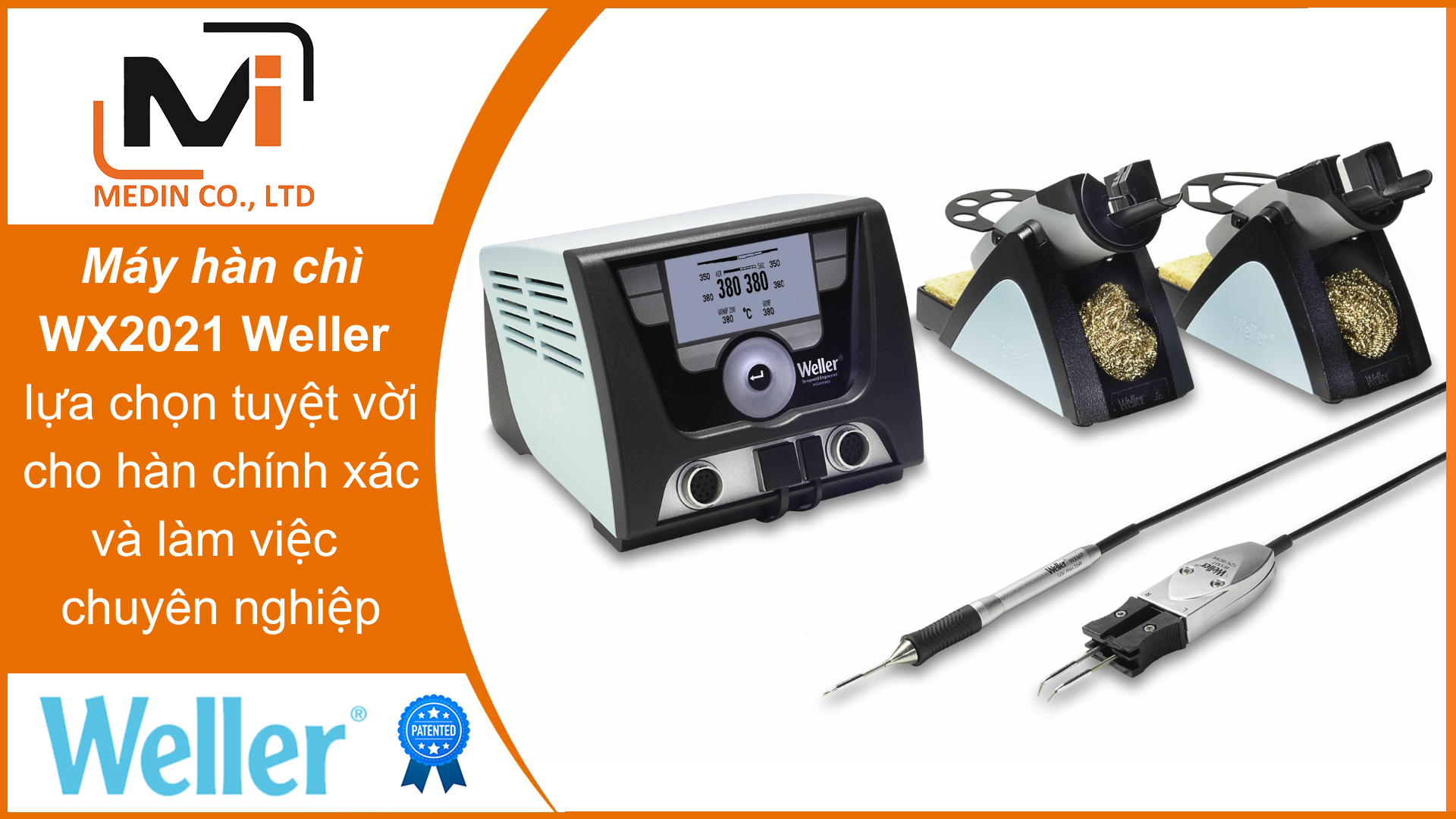 Tìm hiểu Máy hàn chì WX2021 Weller lựa chọn tuyệt vời cho hàn chính xác và nhiều tính năng làm việc chuyên nghiệp